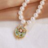 Daphne Link And Chain Necklace, Gold-Plated Brass, Fashion Jewelry for Women - Image 2